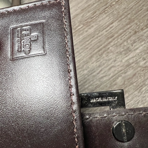 Fendi Zucca Canvas Baguette Compact Wallet - Picture 9 of 13